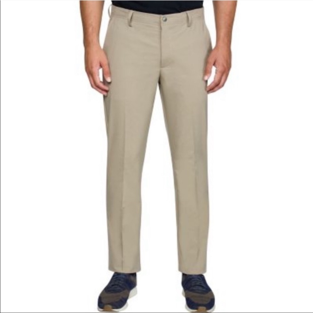 Greg Norman Men's Ultimate 5 Pocket Stretch Silver Pant size 32X32